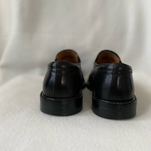 Aldo Mens Size 44 Black Leather Loafers - Picture 8 of 16